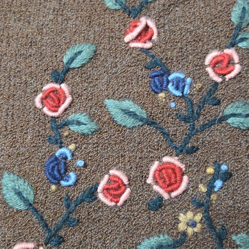 Koret City Blues Detailed Sweatrer Vest Size Small 15% Wool - Picture 4 of 9